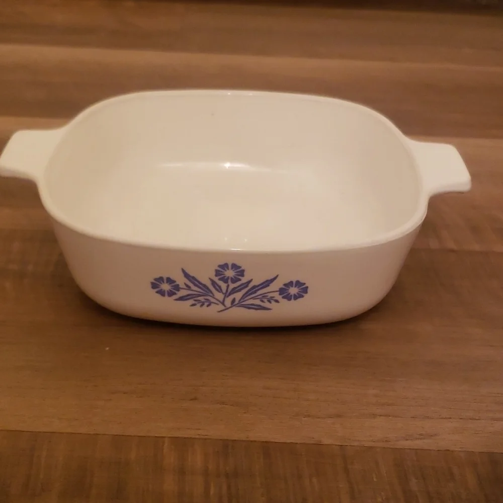 Vintage Corningware blue corn flower bundle 2